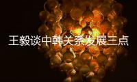 王毅谈中韩关系发展三点启示
