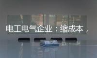 电工电气企业：缩成本，重个性，强产品	，新方向