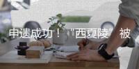 申遗成功！“西夏陵”被列入《世界遗产名录》