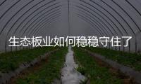 生态板业如何稳稳守住了自己的板材市场?