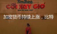 加密货币持续上涨，比特币突破12.26万美元