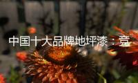 中国十大品牌地坪漆：竞争看本质 销量看品质和服务