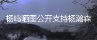 杨鸣晒图公开支持杨瀚森，与乌戈刘子庆现场观战
，小杨完美发挥！