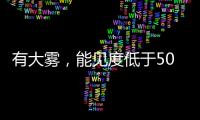 有大雾，能见度低于500米！香洲区黄色预警生效