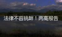 法律不容挑衅！两高报告点名辣笔小球、纸面服刑等
