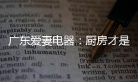 广东爱妻电器：厨房才是生活的秀场