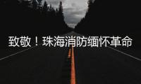 致敬
！珠海消防缅怀革命先烈