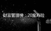 财富管理榜�
：20家寿险公司�，哪家更擅长管理“养老钱”和“保命钱”�？