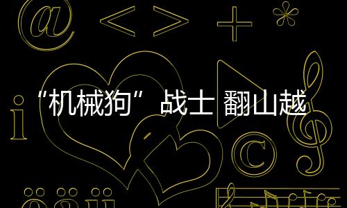 机械狗常态化训练表明
