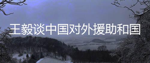 王毅外援决不开“空头支票”