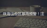 珠海这些区暴雨预警！注意防御
！