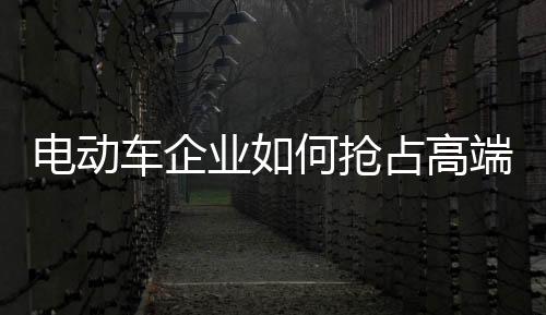 高端市场的电动拓展