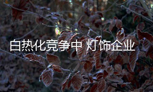 灯饰企业唯有对消费者负责