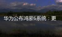 华为公布鸿蒙6系统：更开放
、更流畅、更智能