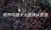 厨房电器十大品牌从资源、渠道�、设计三方面谋发展