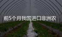 前5个月我国进口非洲农食产品增长26.5%