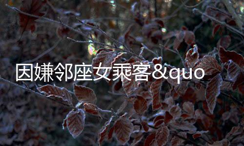 因嫌一位目击乘客回忆