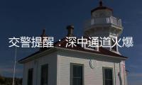 交警提醒：深中通道火爆超预期，停车打卡违规不可取