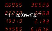 上半年2003名纪检干部被处分，厅局级95人丨时政周报
