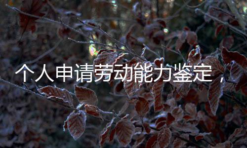 个人提出申请的章人