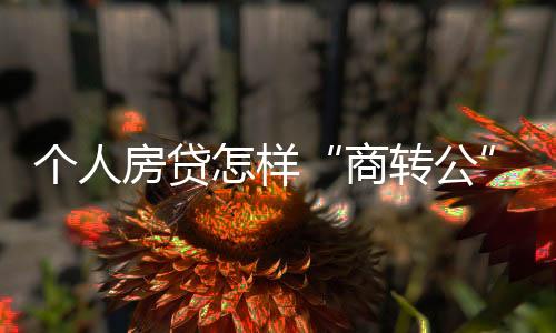 再申请转公积金贷款