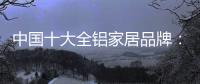 中国十大全铝家居品牌
：卓越品牌	
，匠心铸魂