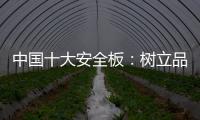 中国十大安全板：树立品牌形象 健康发展