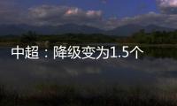 中超：降级变为1.5个 资格附加赛中立场地比赛