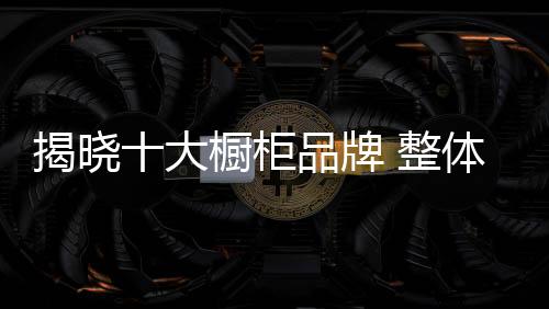 作为整体橱柜的揭晓领导品牌