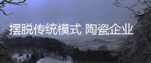 陶瓷企业在运用电商时