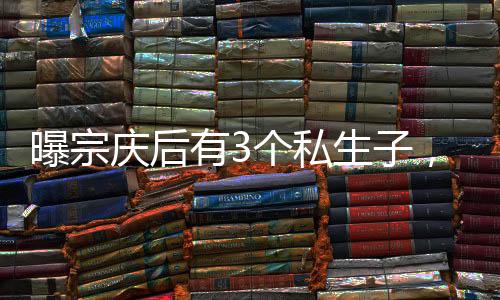 是曝宗宗馥莉同父异母的姐弟
