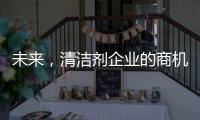 未来
，清洁剂企业的商机在实体店