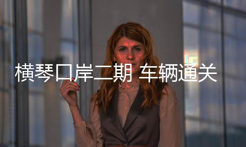 横琴“二线”管住政策落地