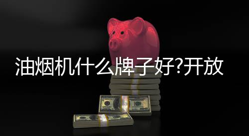 双重消音的油烟油烟设计