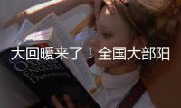 大回暖来了！全国大部阳光当道，周三起长江以北掀气温创新高浪潮