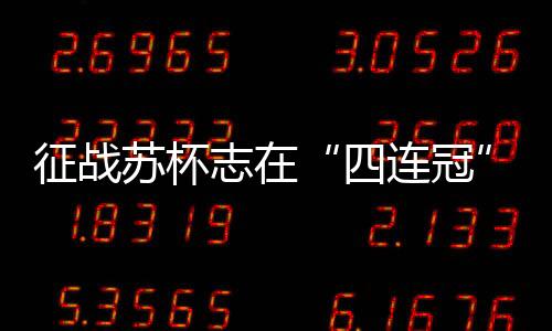 两人的四连冠苏杯首秀