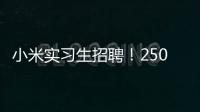 小米实习生招聘！250/天！留学生优先&餐补！世界 500 强offer!