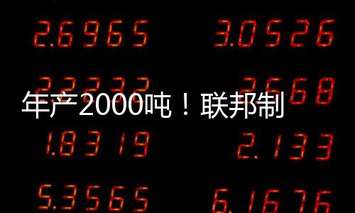 综合产能约2000吨/年