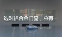 选对铝合金门窗	，总有一束光住进来!