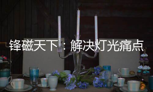 锋磁洗墙可以用偏光灯