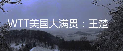 王楚WTT美国大满贯男单首轮