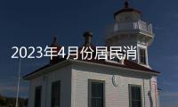 2023年4月份居民消费价格同比上涨0.1%，环比下降0.1%
